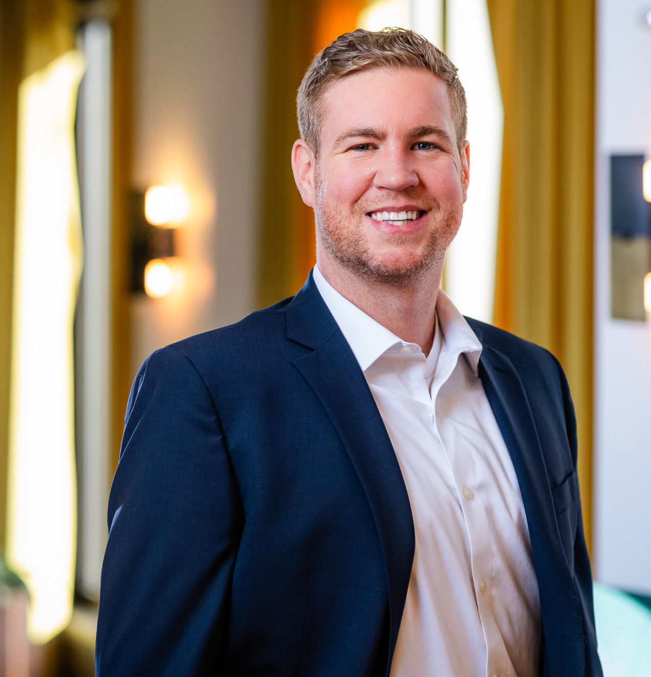 Portrait of CJ Palmer, instructor for the course 'Create connected customer experiences with K:Service'