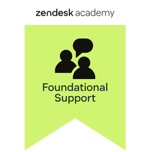 Preview of the Foundational Support badge