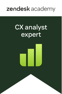 CX Analyst expert badge