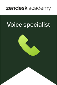 Voice specialist badge
