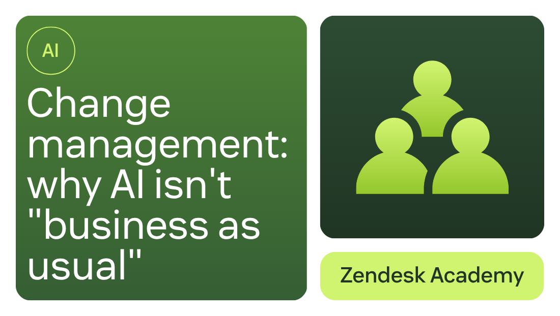 Change management- why AI isn't business as usual