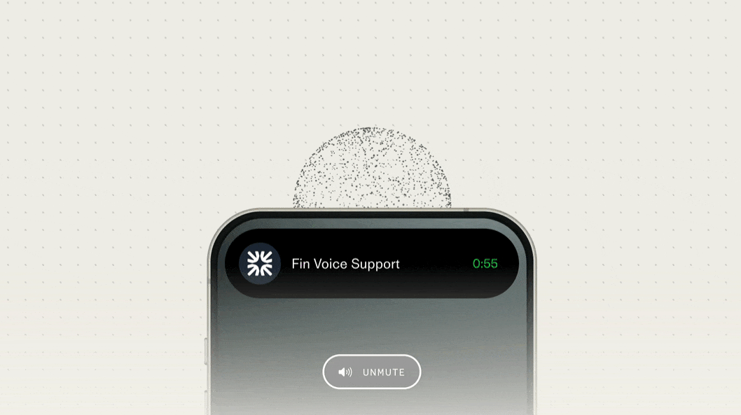 Fin Voice answering a call