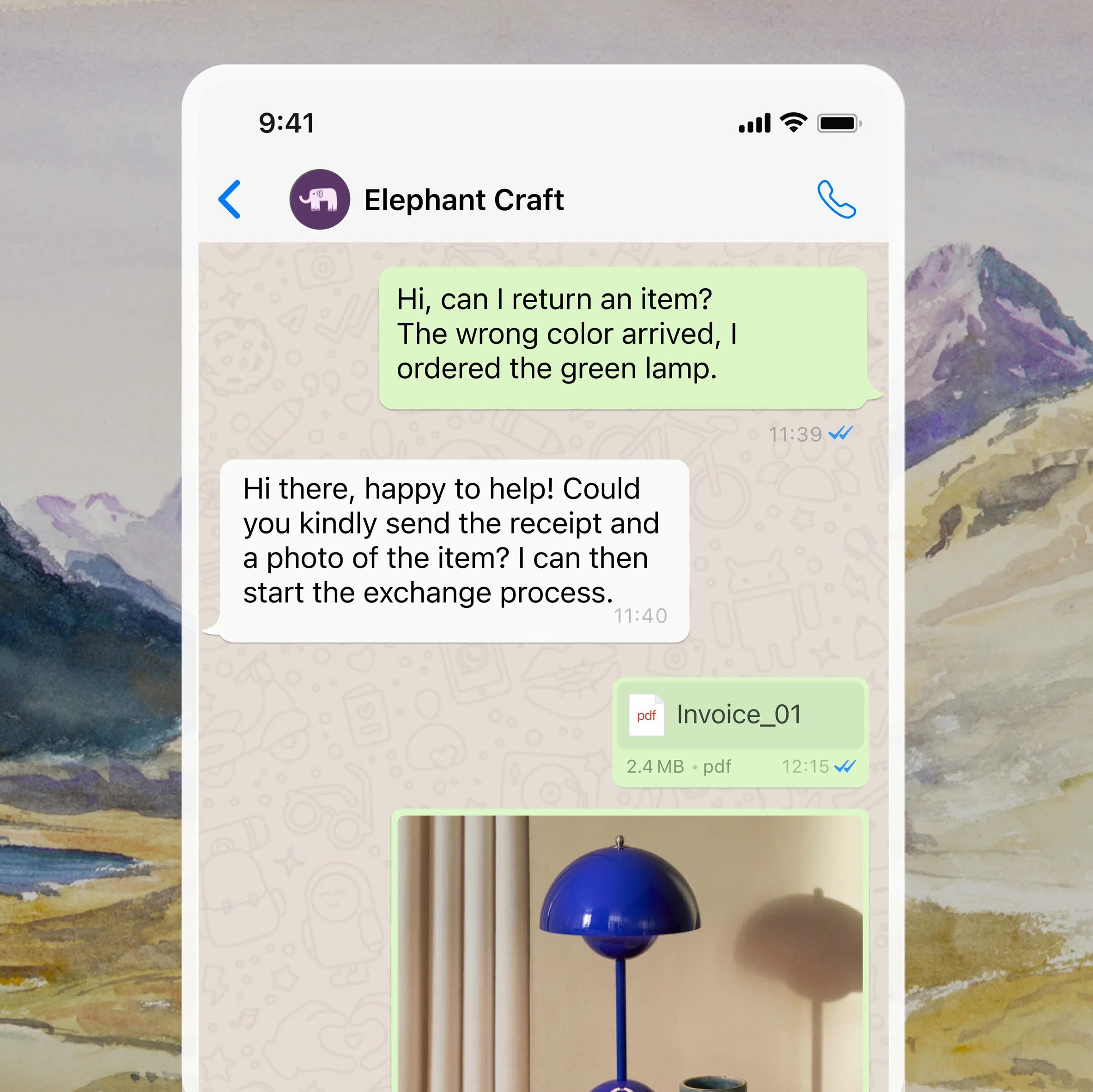 Fin replying over WhatsApp