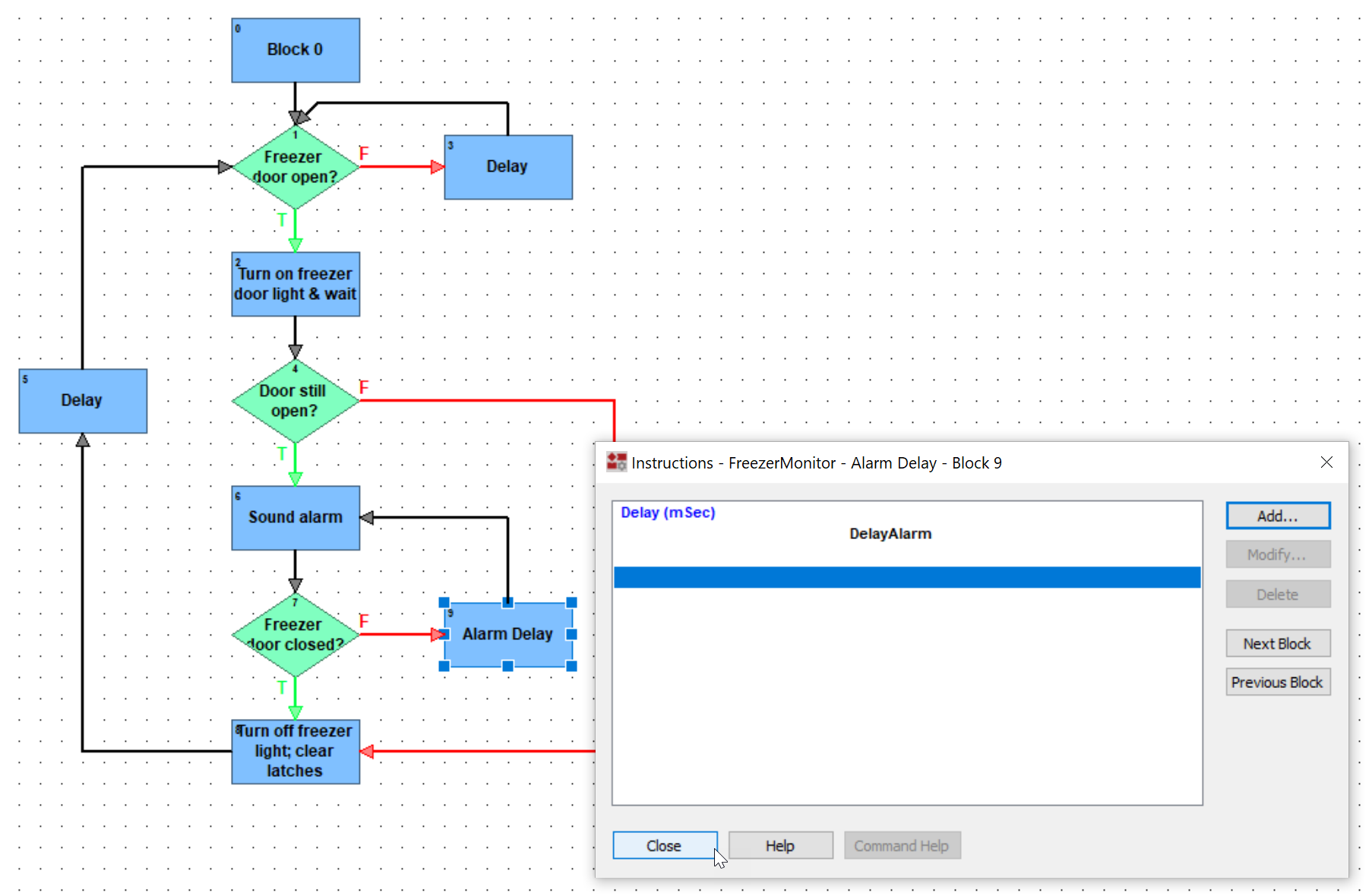 Adding Delays in Programming Loops