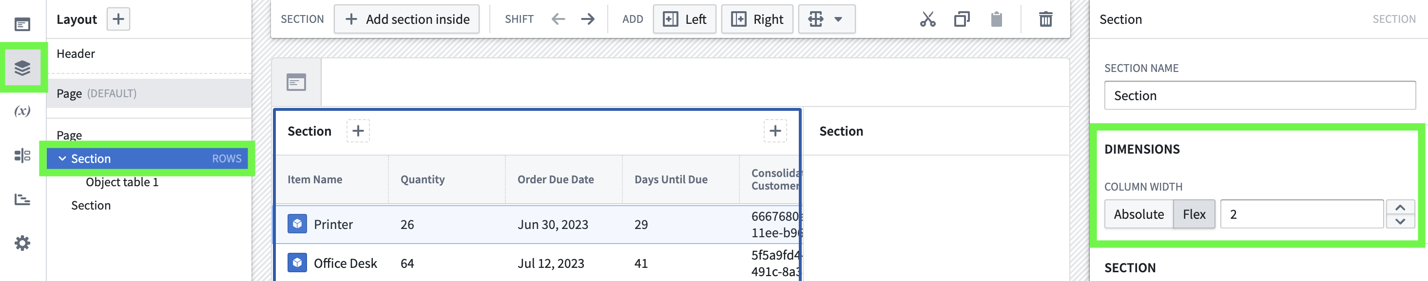 Create an Object Table