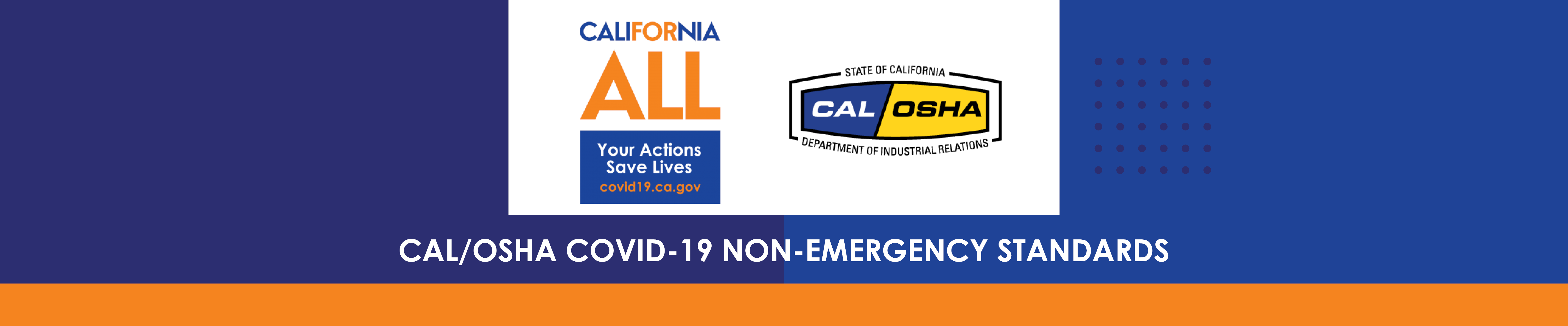 Cal/OSHA COVID19 NonEmergency Standards