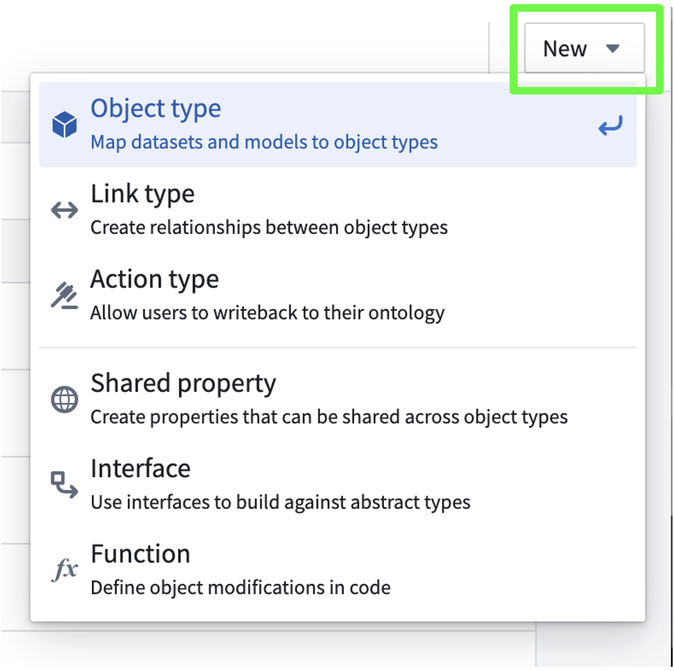 Create your Object