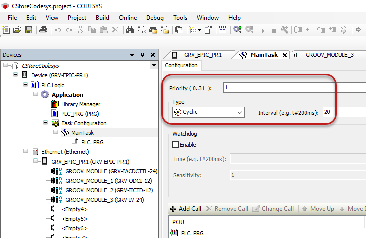 Writing the Structured Text Program